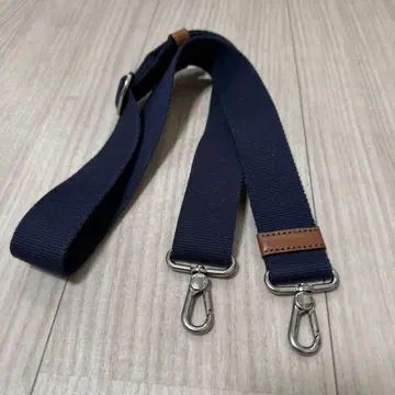 MARCBY JACOBS 네이비 캔버스 숄더 스트랩