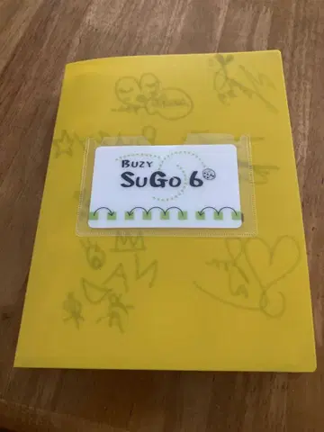 멤버 전원 친필 사인 포함! Buzy 팬클럽 SUGO6 뉴스레터 파일