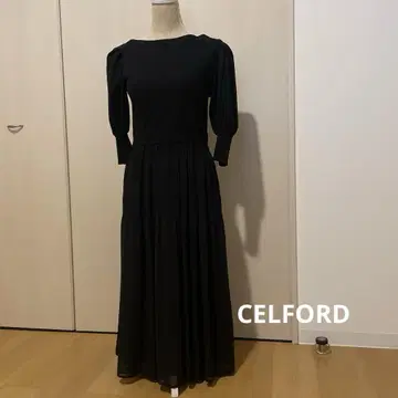 CELFORD 셀포드 블랙 롱 원피스