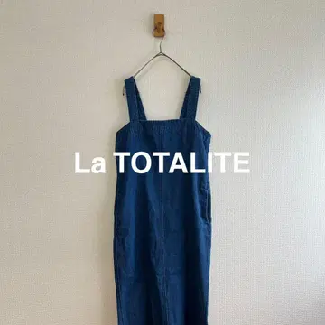 La TOTALITE 데님 베어 오버롤 스커트 K70