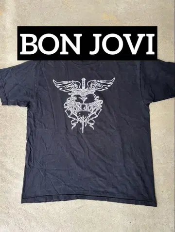 [ 분위기 ] 00s 본 조비 BON JOVI 투어 T셔츠 밴딩T