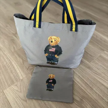 랄프 로렌 토트백 에코백 그레이