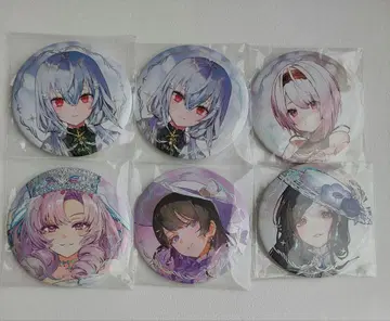 ART OF NIJISANJI 랜덤 매트 금박 캔뱃지 A 그룹 6점