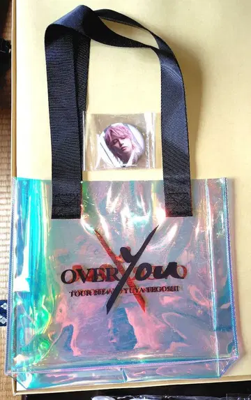 테고시 군, OVERYOU 클리어 백, 캔뱃지