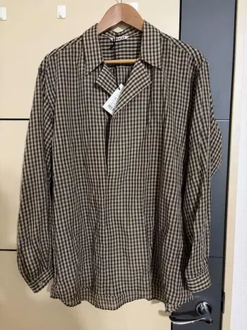 25ss AURALEE AIRY LIGHT COTTON CHECK 3