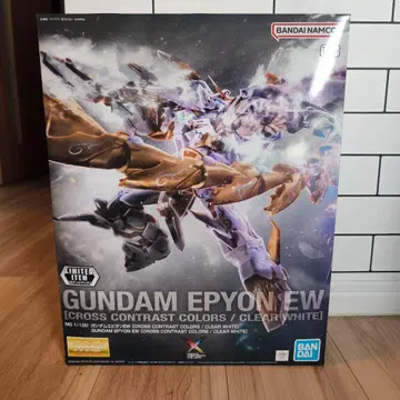 MG 1/100 건담 에피온 EW 크로스 대비 컬러 클리어 화이트