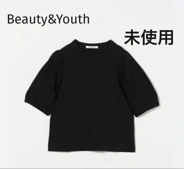Beauty&youth 코튼 턱 슬리브 T셔츠