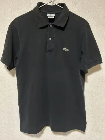라코스테 LACOSTE 피케 셔츠 블랙 사이즈 3