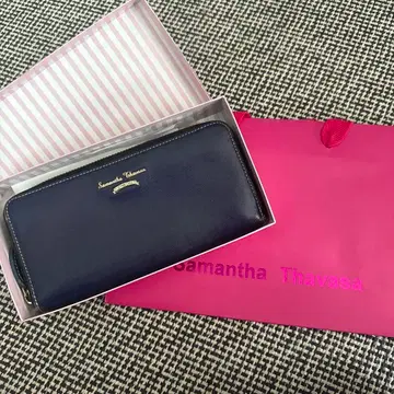 Samantha Thavasa 네이비 장지갑