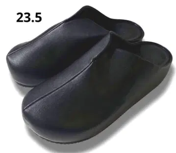 23.5cm 새상품 emmi 에미 통굽 사보 샌들 가죽 합성 피혁