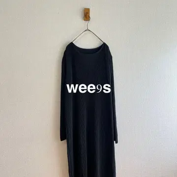 wee9s 슈퍼 스트레치 크루넥 플리츠 원피스 K61