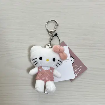 로리즈팜 키티 산리오 토이 키링 핑크 퀼트 2