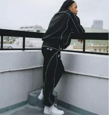 HTH x umbro 나일론 팬츠 블랙