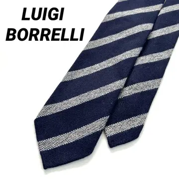 LUIGI BORRELLI 루이지 보렐리 넥타이 스트라이프 캐시미어