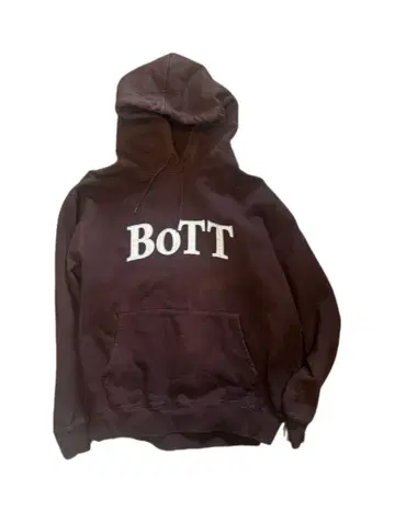 BoTT 후드 부착 후드티 다크 브라운
