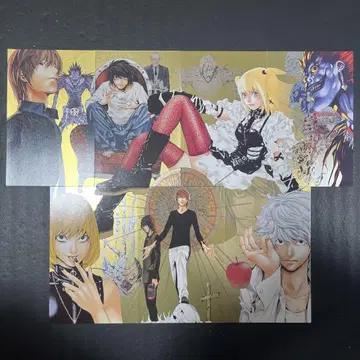 데스노트 DEATHNOTE 문고판 초판 특전 엽서 전종 컴플리트