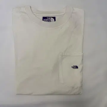 THE NORTH FACE 화이트 반팔 T셔츠