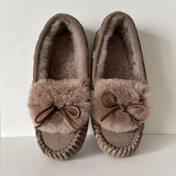 미사용 EMU Australia 보아 슬립온 모카신 23-24cm