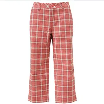 [ 택 포함 새상품 ] adidas JP 체크 크롭 팬츠 IC922 XS