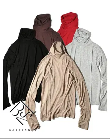 터틀넥 BASE RANGE LONG SLEEVE TEE black