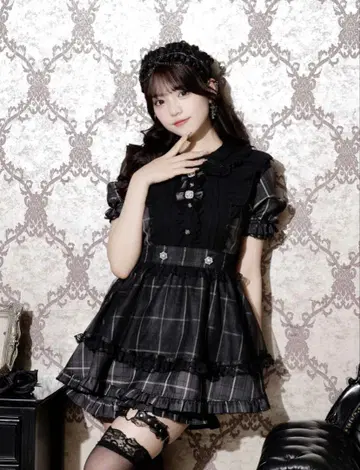 노에미 메이드라이크 고딕 튤 플레어 셋업