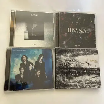 LUNA SEA CD 4장 세트 LUV a will cross 루나 씨