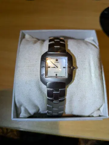 SEIKO Kinetic 손목시계 실버