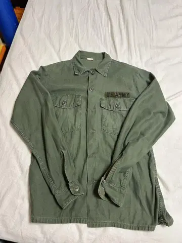 60s USARMY 유틸리티 셔츠 미군 OG107 SUPERFINK
