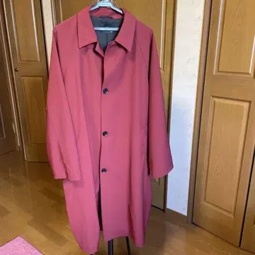 HARE 빨간색 싱글 블레스 체스터 코트