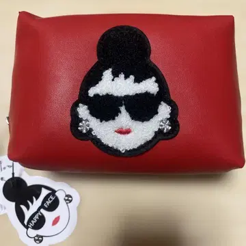 HAPPYFACE 에마짱 파우치 (레드)
