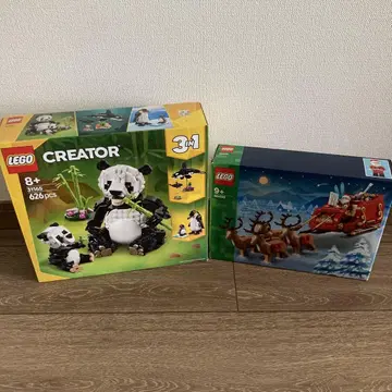 LEGO Creator 31165 팬더 세트 40499 산타의 썰매