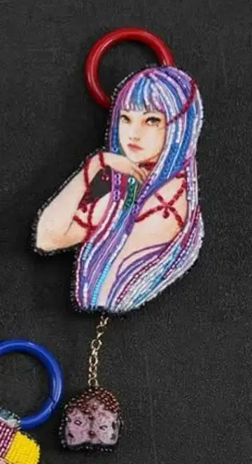 이토 준지 토미에 tamaoworld 자수 카라비너