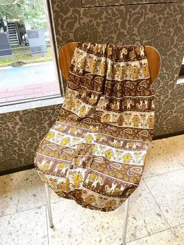 동양인 팬츠 요가 팬츠 릴랙스 다크 브라운