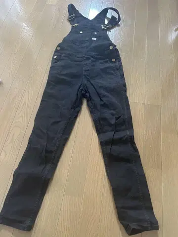 Lee 블랙 오버롤 XS