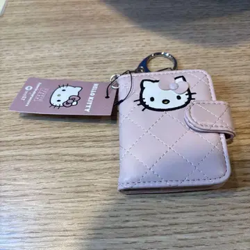 로리즈팜 헬로키티 퀼팅 프로필 키링 핑크