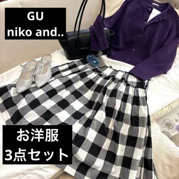 GU 니코앤드 스커트 3종 세트