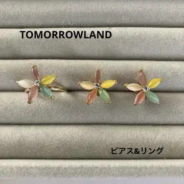 TOMORROWLAND 투모로우랜드 귀걸이&반지 세트