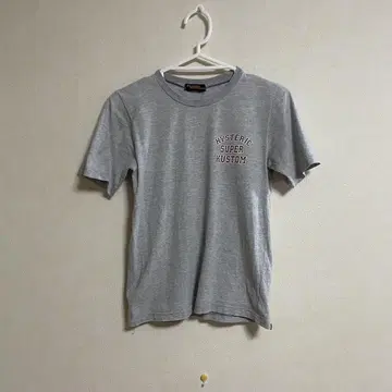 HYSTERIC GLAMOUR 그레이 반팔 T셔츠