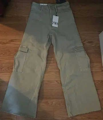 오늘만 가격 인하! ZARA 카고 데님 팬츠