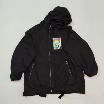 [ 구제 의류 커스텀 ] ZARA TRF 미키마우스 패치 블루종 블랙 M