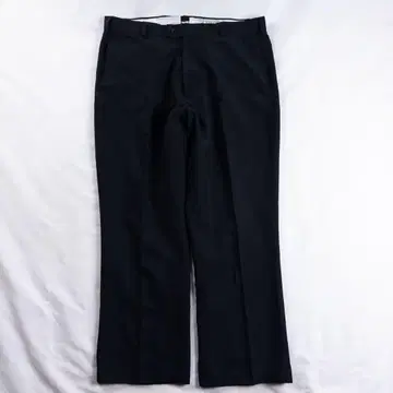 빈티지 구제 의류 80s90s 노턱 드레이프 블랙 와이드 슬랙스