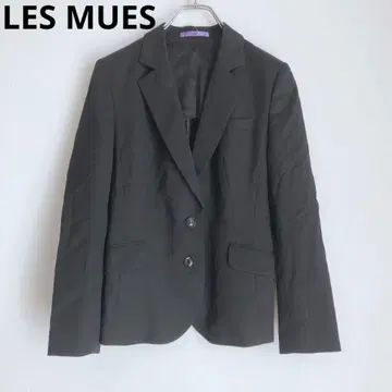 LES MUES 여성용 점퍼 자켓 비즈니스 정장 블랙 M