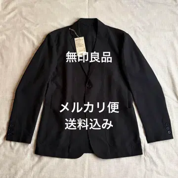 무인양품 바람 통하는 스트레치 사커 자켓 S 블랙