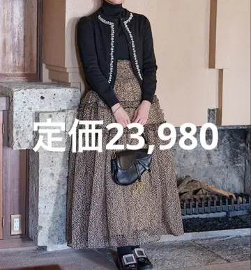 가격 인하 시스터 제인 레오파드 플레어 스커트 S 정가 23,980