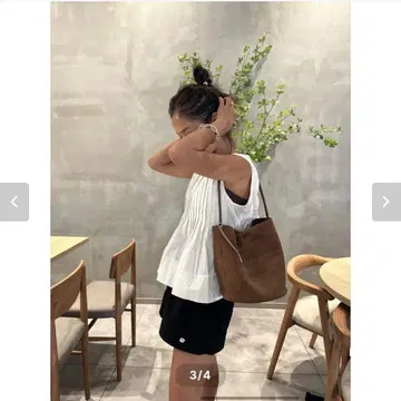 MEME select 브라운 스웨이드 백