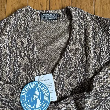 HYSTERIC GLAMOUR 가디건 브라운 계열