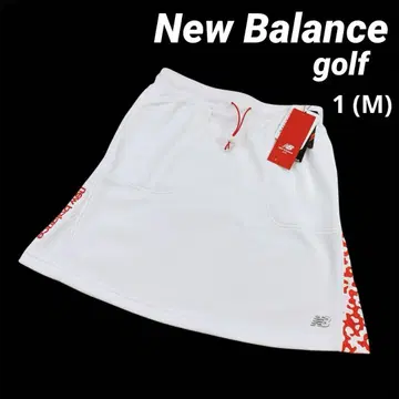 [ 새상품 ] 뉴발란스 맨투맨 스커트 화이트 M 스트레치