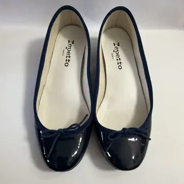 레페토 repetto 페이턴트 카미유 네이비 36.5
