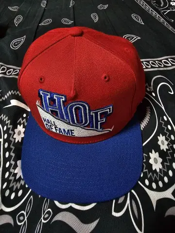 HOF 자수 스냅백 캡