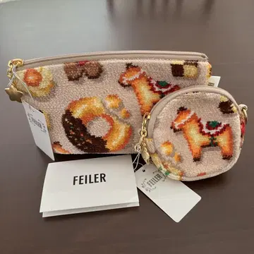 FEILER 음식 모티브 파우치 세트